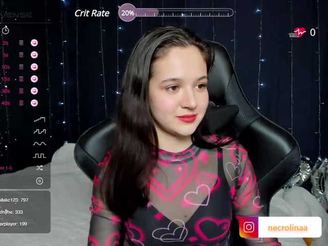 Capturas de pantalla de transmisión NecroLina