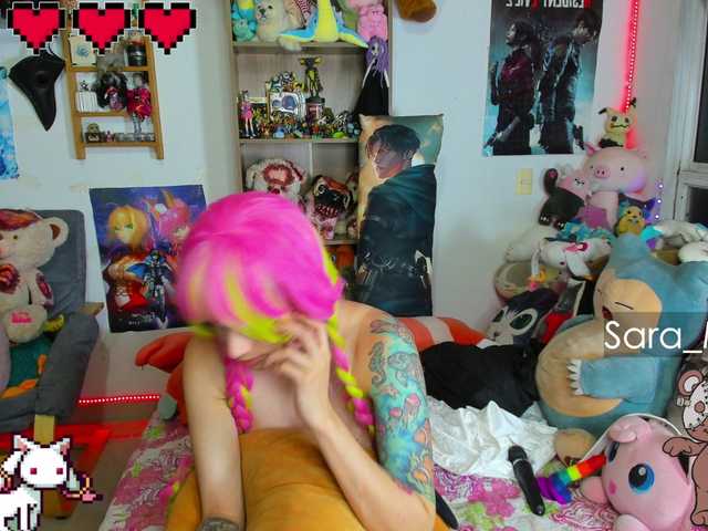 Capturas de pantalla de transmisión Sara-moon